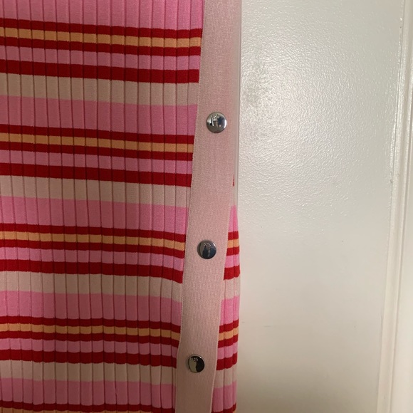 PINK STRIPED 525 AMERICA DRESS - Picture 5 of 7